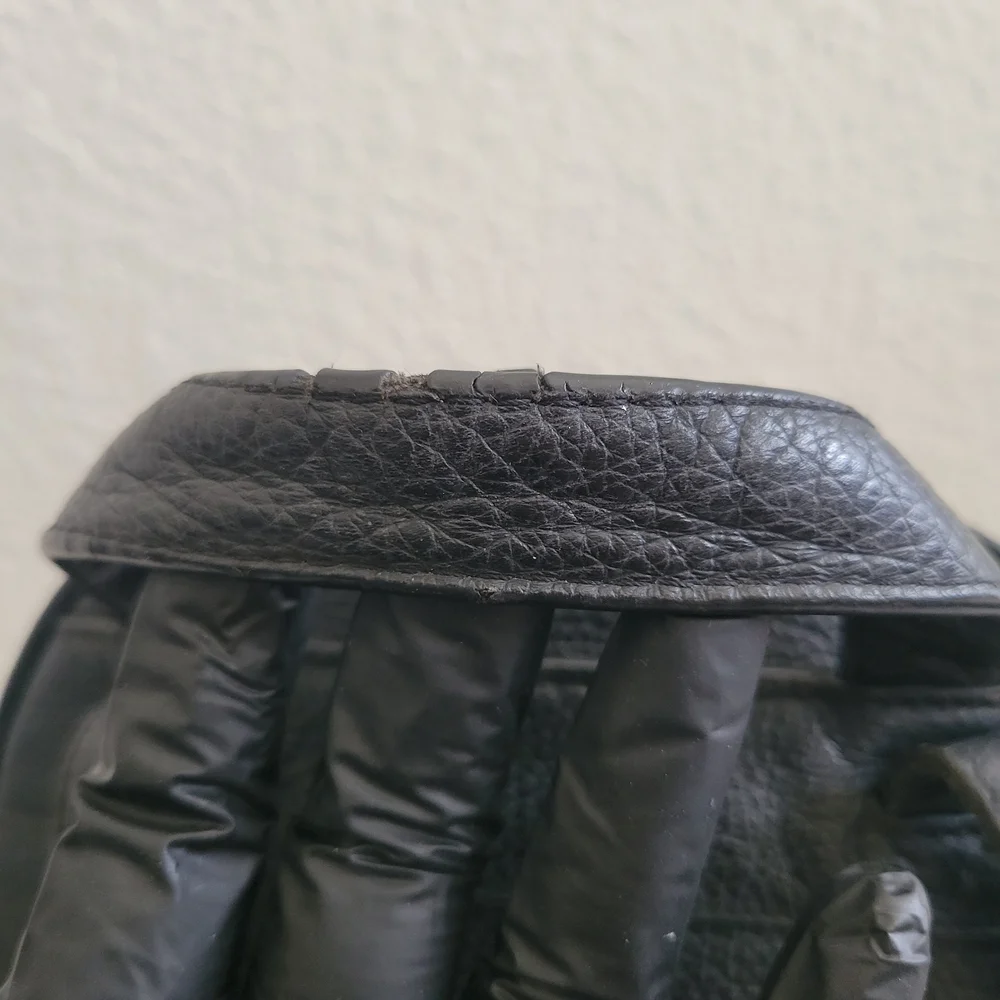 Michael Kors Black Leather Backpack